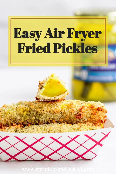 Air Fryer Fried Pickles, Dill Pickle Spears, Pickle Spears, Honey Mustard Dip, Sea Salt Recipes, Buttermilk Bread, Quinoa Bites, Mustard Dip, Salt Recipes