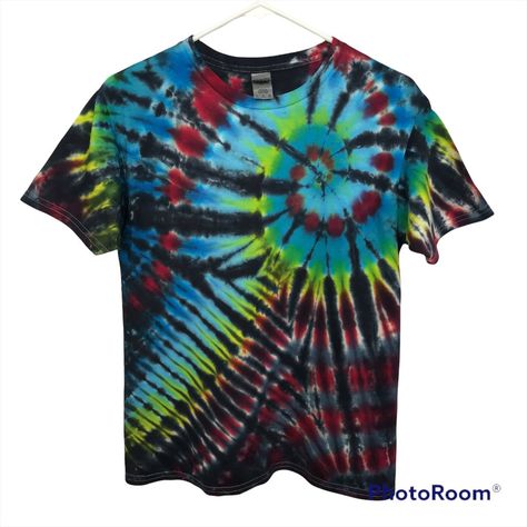 S/S Tie Dye Kids T-Shirt Gilden Heavy Cotton Shirt Handmade Design By Dbc Reveal Black, Blue, Red, Gray, Yellow, White 100% Cotton Size Large (Youth) New Gildan Shirt - Never Worn. Process Includes Washing And Hang Drying. Occasional Slight Color Imperfections Length - 24.5" Across - 18" Smoke-Free / Pet-Free Home Kids Tie Dye, Gray Yellow, Tie Dye T Shirts, Handmade Design, Dye T Shirt, Black Tshirt, Kids Shirts, Yellow White, Heavy Cotton