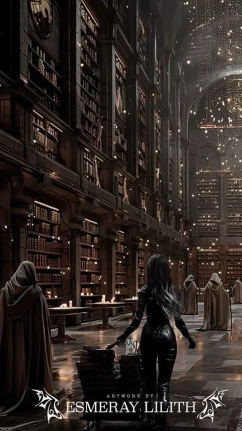 The Archives in fourth wing Fourth Wing Archives, Fourth Wing Riders Quadrant, Fourth Wing Basgiath, Fourth Wing Fanart Basgiath, Basgiath College, Fourth Wing Characters, Riders Quadrant, Wooden Library, Library Cart