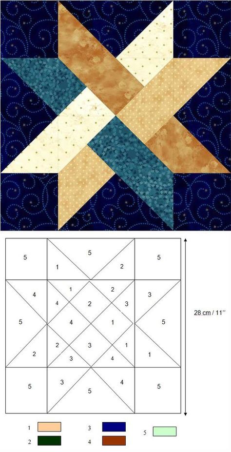 Quilts With Diamond Shapes, Filler Quilt Blocks, 6 Color Quilt Pattern, Woven Star Quilt Pattern Free, Quilt Block Ideas, Braided Star, Simple Quilt Block, Colchas Quilting, Painted Barn Quilts