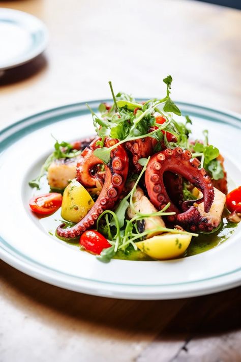 Croatian Peka with Octopus and Smoked Paprika - Cooking Mediterranean Mediterranean Herbs, Croatian Cuisine, Octopus Recipes, Parsley Potatoes, Outdoor Oven, Fish Plate, Grape Juice, Meat Lovers, Crusty Bread