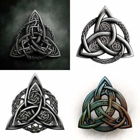 The Dara Knot Tattoo, Celtic Trinity Knot Tattoo, Knot Tattoo Meaning, Tattoo Skills, Trinity Knot Tattoo, Celtic Tattoos For Men, Triquetra Symbol, Trinity Tattoo, Small Wave Tattoo