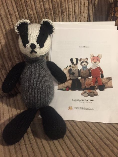 Badger knitting project by Suze H | LoveCrafts Cascade Yarn, Halloween Books, Lang Yarns, Baby Easter, Red Heart Yarn, Paintbox Yarn, Yarn Brands, Dog Sweaters, Free Baby Stuff