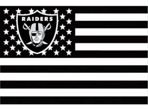 Raiders Flag, Office At Work, Flying Flag, American Flag Wallpaper, Nfl Oakland Raiders, Raiders Fans, His Office, Flag Banner, Oakland Raiders