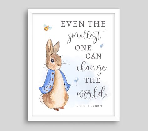 Little Boys Bedroom, Birth Stats Wall Art, Beatrix Potter Nursery, Peter Rabbit Nursery, Rabbit Nursery, Boy Girl Bedroom, Nursery Quotes