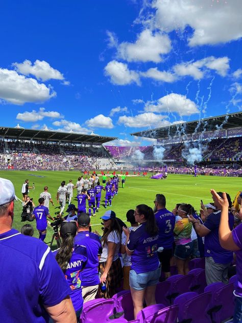 Orlando City Soccer, Orlando City, Soccer Match, 2024 Vision, Blue Skies, Orlando, Blue Sky, Dolores Park, Vision Board