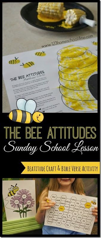 Beatitudes For Kids, Bible Games For Kids, Bee Craft, Kids Sunday School Lessons, The Beatitudes, Sunday School Kids, Preschool Bible, Bible Study For Kids, Bible Games