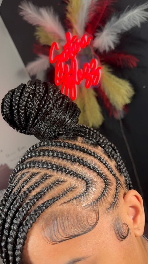 Lemonade X Knotless Braids😮‍💨😮‍💨🔥 Follow me for more content! • • • • • #knotlessbraids #chicagohairstylist #chicagobraider… | Instagram Lemonade Knotless Braids Hairstyles, Knotless And Lemonade Braids, Knotless With Lemonade Braids, Lemonade Knotless Braids Boho, Lemonade With Knotless Braids, Lemonade X Knotless Braids, Lemonade Knotless, Lemonade With Knotless, Lemonade And Knotless Braids