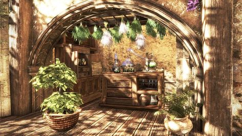 Credit to Patrycja Bączek from ESO Better Homes & Gardens guild Fantasy House Interior, Skyrim Special Edition Mods, Elder Scrolls Online, Kiki's Delivery Service, The Elder Scrolls, Fantasy House, Escape Room, Elder Scrolls, Skyrim