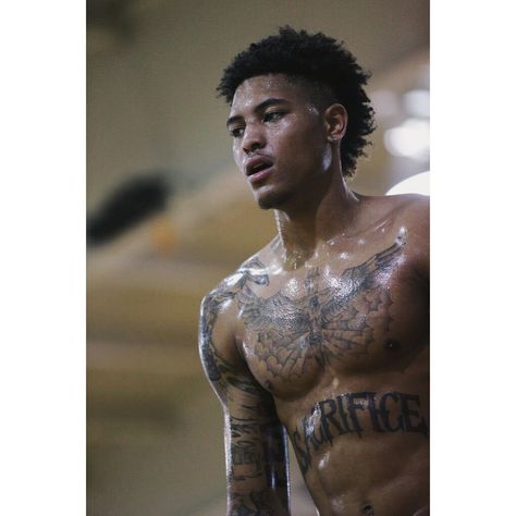 #Shhh Kelly Oubre Jr, Kelly Oubre, Her Laugh, Chest Piece Tattoos, Chest Piece, Black Culture, Her Smile, Basketball Players, Celebrity Crush