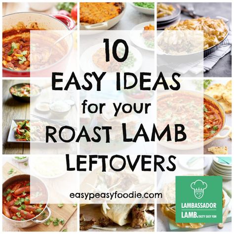 10 Easy Ideas for your Roast Lamb Leftovers Lamb Leftovers, Leftover Lamb Recipes, Lamb Roast Dinner, Leftover Roast Lamb, Lamb Sandwich, Lamb Roast Recipe, Leftover Roast Chicken, Leftover Lamb, Lamb Leg Recipes