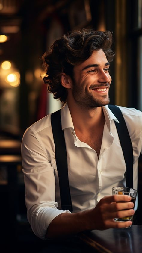 Italian Handsome Young Man Drinking #Italian #handsome #man #guy #avatar #wallpaper Italian Men Aesthetic, Cute Italian Guys, Hot Italian Men, Italian Guys, Webtoon Style, Husband Aesthetic, Beard Suit, Avatar Wallpaper, Man Drinking