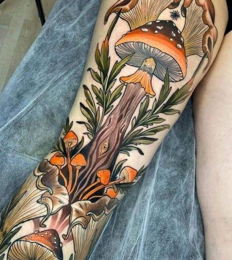 Mushroom Tattoo, Mushroom Tattoos, Elbow Tattoos, Moth Tattoo, Mountain Tattoo, Moth, Tatting, Tattoo Ideas, Stuffed Mushrooms