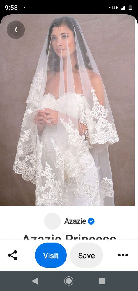 Princess Veil, Freetime Activities, Bridal Veils And Headpieces, Dream Wedding Ideas Dresses, A Wedding Dress, Wedding Mood, Dreamy Wedding, Pretty Wedding, Wedding Veils