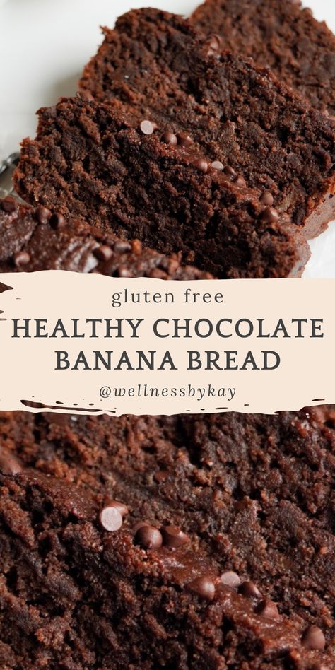 Coconut Flour Chocolate Banana Bread, Almond Flour Chocolate Chip Banana Bread, Keto Chocolate Banana Bread, Healthy Banana Bread Almond Flour, Healthy Chocolate Banana Bread, Banana Bread Almond Flour, Almond Butter Banana Bread, Almond Flour Banana Bread, Banana Bread With Oil