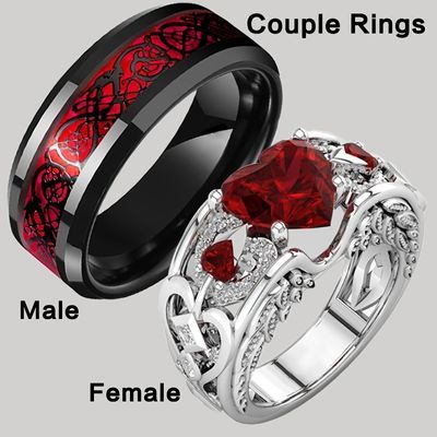 Temu | Explore the Latest Clothing, Beauty, Home, Jewelry & More Temu Wishlist, خواتم خطوبة, Ring Man, Trendy Ring, Jewelry Wedding Rings, Rhinestone Ring, Matching Rings, Men's Jewelry Rings, Fashion Couple