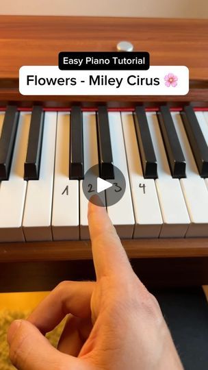 470K views · 18K reactions | Should I bring back tutorials like this? 🤔 let me know in the comments what content you want to see 😊

Song: Flowers - Miley Cyrus (Easy Piano Tutorial) | Fabrice Breuss | Piano Tutorials & Covers | fabricebreuss · Original audio Simple Piano Sheet Music, Piano Tutorials Easy, Piano Tutorials Songs, Piano Notes Songs, Easy Piano Songs, Easy Piano Sheet Music, Piano Songs, Piano Tutorial, Music Music