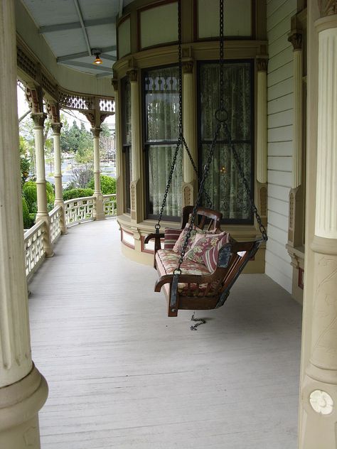 Morey Mansion 190 Terracina Blvd Redlands, CA 92373 www.moreymansion.com Victorian Porches, Victorian Porch, House With Porch, Victorian Architecture, Wrap Around Porch, Home Porch, Victorian House, Dream House Interior, The Porch