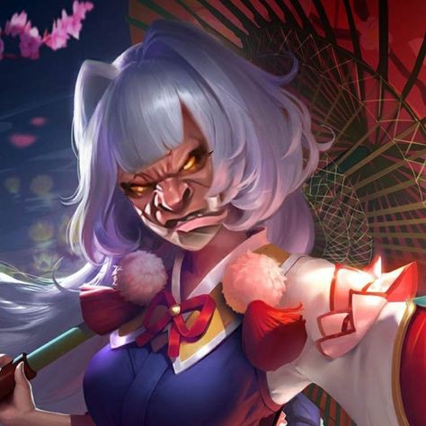 MOBILE LEGENDS: BANG BANG Mlbb Funny Photo, Mlbb Funny Face, Mobile Legends Funny Face, Balmond Mlbb, Balmond Mobile Legends, Hero Kagura, Mobile Legend Avatar Icon, Kagura Skin, Mlbb Funny