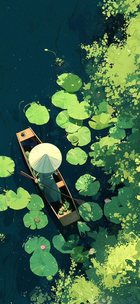 Wallpaper Iphone Aesthetic Green, Green Phone Wallpaper Aesthetic, Lily Pad Wallpaper, The Best Wallpapers, Art Mignon, Best Wallpapers, Cool Wallpapers Art, Phone Wallpaper Images, Best Wedding Venues