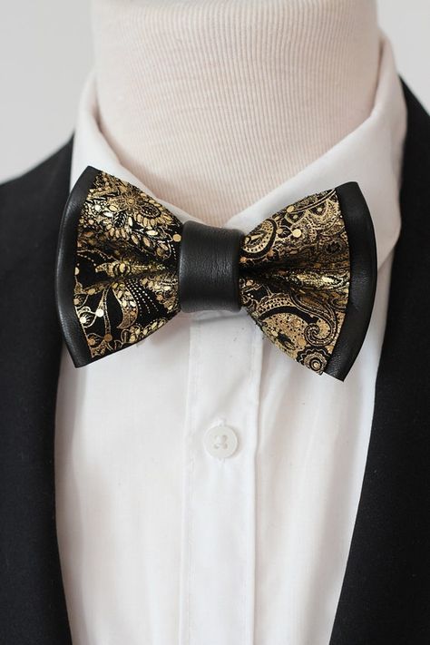 Check out this item in my Etsy shop https://www.etsy.com/listing/1346659387/black-and-gold-mens-leather-bow-tie-for Black And Gold Suit Men Wedding, Black And Gold Bow Tie, Black And Gold Wedding Suit, Black And Gold Boutonniere, Black And Gold Suit Men, Black And Gold Wedding Dress, Black Boutonniere, Gold Suspenders, Black And Gold Suit