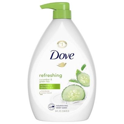 Green Tea Body Wash, Sulfate Free Body Wash, Dove Go Fresh, Vanilla Body Wash, Dove Beauty, Dove Body Wash, Fresh Cucumber, Fav Products, Preppy Gifts