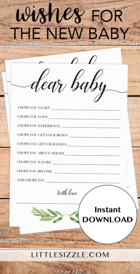 Baby Shower Verde, Baby Shower Party Themes, Baby Shower Wishes, Wishes For Baby Cards, Dear Baby, Baby Shower Brunch, Baby Shower Invitaciones, St. Patricks Day, Shower Bebe