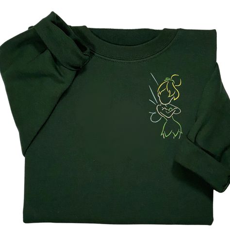 Tinkerbell Embroidered Crewneck Disney Sweatshirt Disneyland - Etsy Tinkerbell Sweatshirt, Disney Crewneck Sweatshirt, Disneyland Sweatshirt, Mickey Sweatshirt, Disney Sweatshirt, Disney Trip Shirts, Princess Shirt, Disneyland Shirts, Vintage Disneyland