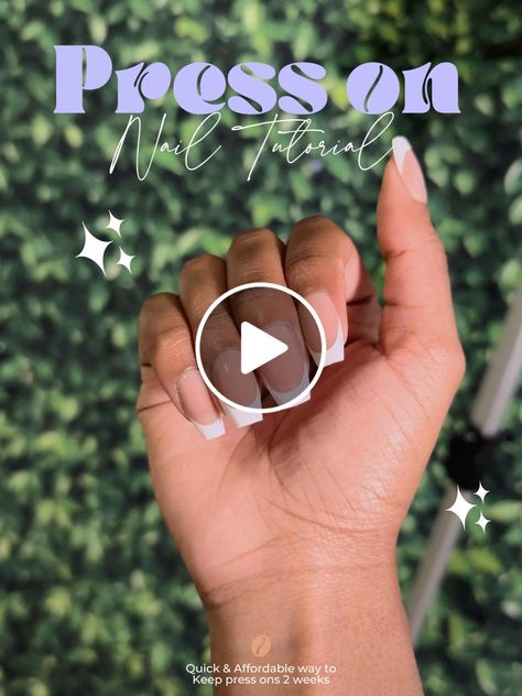 Lemon8 · Press on Nail Tutorial💗✨ · @LiyahJ Press On Nails Tutorials, Nail Art Step By Step, Art Step By Step, Nail Tutorial, Open App, Nail Tutorials, Press On Nails, Nail Care, Step By Step