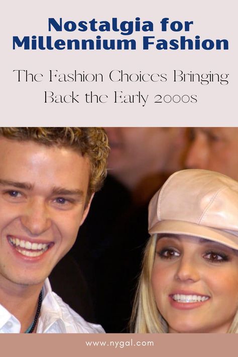 The early 2000s featured incredibly low low-rise jeans, ponchos, short-sleeved tops layered over long-sleeved tops, and baker hats. Recently, several early #2000strends have been resurfacing to suggest that the decade’s #fashion was not quite as debatable as first thought | Find out here millennium fashion early 2000s + fashion trends | New York Gal Magazine | www.nygal.com 2001 Fashion Trends, Early 2000s Business Fashion, Late 90s Fashion Early 2000s, Late 90s Fashion, Early 2000s Trends, Early 2000s Fashion Trends, 2001 Fashion, 2003 Fashion, 2000s Trends