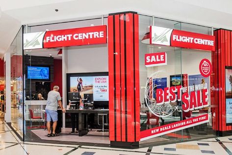 Flight Centre Stock Takes a Pounding With Fallout From TV Report Lingering  Pictured is a Flight Centre shop in Cairns Australia. The travel agency plans to relocate 35 storefronts to new locations. Flight Centre Group  Skift Take: Flight Centre founder Scroo Turner must be wondering what it takes to keep the market happy. His company reported revenue and profit growth but still its shares were slashed with traders wiping more than $50 million off its value.   Allan Leibowitz  Read the Complete Career Goal, Flight Centre, Cairns Australia, Railway Museum, Houses Of Parliament, 50 Million, National Portrait Gallery, Dress Stores Online, Dream City