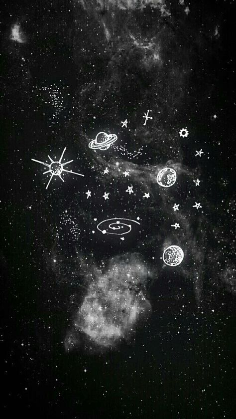 Imagen de stars, galaxy, and planet Wallpaper Tumblr, Look At The Stars, Tumblr Wallpaper, The Night Sky, Screen Wallpaper, Dark Wallpaper, Black Wallpaper, Phone Wallpapers, Galaxy Wallpaper