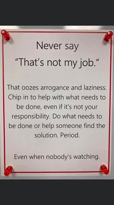 America’s best pics and videos is fun of your life. Images, GIFs and videos featured seven ti... Not My Job, Workplace Quotes, Teamwork Quotes, Job Quotes, Work Motivation, Best Pics, Leadership Quotes, Lesson Quotes, Life Lesson Quotes