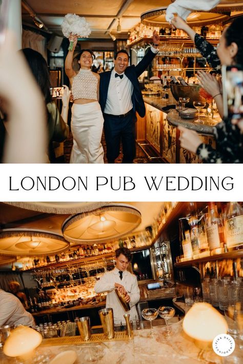 Pub Wedding Reception, Cozy London, City Wedding Reception, Wedding Ideas Vintage, Marylebone Town Hall, Pub Wedding, Registry Office Wedding, London Venues, Daisy Wedding