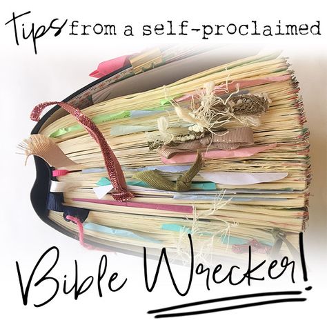 Bible Wrecking, Diy Prayer Journal, Bible Journal Notebooks, Oldest Bible, Bible Journaling Ideas Drawings, Bible Doodling, Free Bible Study, Bible Journal Notes, Bible Study Methods