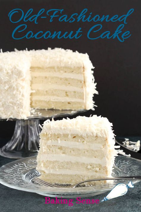 Old Fashioned Coconut Cake, Rum Syrup, Coconut Layer Cake, Coconut Cake Recipe, Coconut Desserts, Wedding Cake Recipe, Coconut Rum, Coconut Recipes, Sauce Tomate