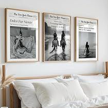 Beach Wall Prints, College Dorm Kitchen, Coastal Cowgirl Room, Cowgirl Room Decor, Prints For Dorm, Coastal Cowgirl Decor, Room Decor Black And White, Coastal Room Decor, Cowboy Room