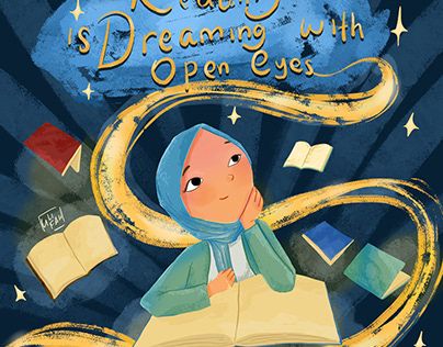 Check out new work on my @Behance profile: "Reading is Dreaming with Open Eye" http://be.net/gallery/140642565/Reading-is-Dreaming-with-Open-Eye Dream Illustration, Reading Posters, Comic Book Layout, Social Media Art, Illustration Art Kids, Event Poster Design, Learning Graphic Design, Up Book, Illustration Character