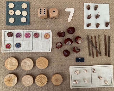 Art Provocations, Waldorf Math, Forest Kindergarten, Homeschool Math Curriculum, Emergent Curriculum, Numbers Counting, Montessori Lessons, Nature School, Montessori Math