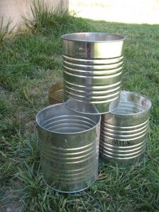 what do you do with your empty #10 Food Storage cans after you've used the food in them?  Well here are a few ideas.  Both crafty, practical, fun and survival ideas. Painted Tin Cans, Tattoo Plant, Tin Can Crafts, Tin Cans, Emergency Prepping, Can Crafts, Tin Can, Survival Tips, Emergency Preparedness