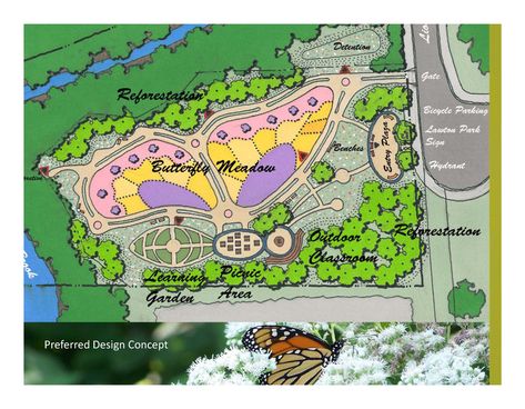 Butterfly Park Could Break Ground in Fall | Bloomfield, NJ Patch Lion Gate, Park Plan, Butterfly Park, Lions Gate, Butterfly Species, Outdoor Classroom, Three Rivers, Nature Preserve, Be Unique