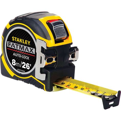 £24.80 - Stanley Tools ZSTA-0-33-504 8 m FatMax Pro Autolock Tape: Amazon.co.uk: DIY & Tools Stanley Tools, Tape Measures, Diy Trends, Home Tools, Electric Lighter, Workshop Equipment, Tape Measure, Diy Tools, Power Tools