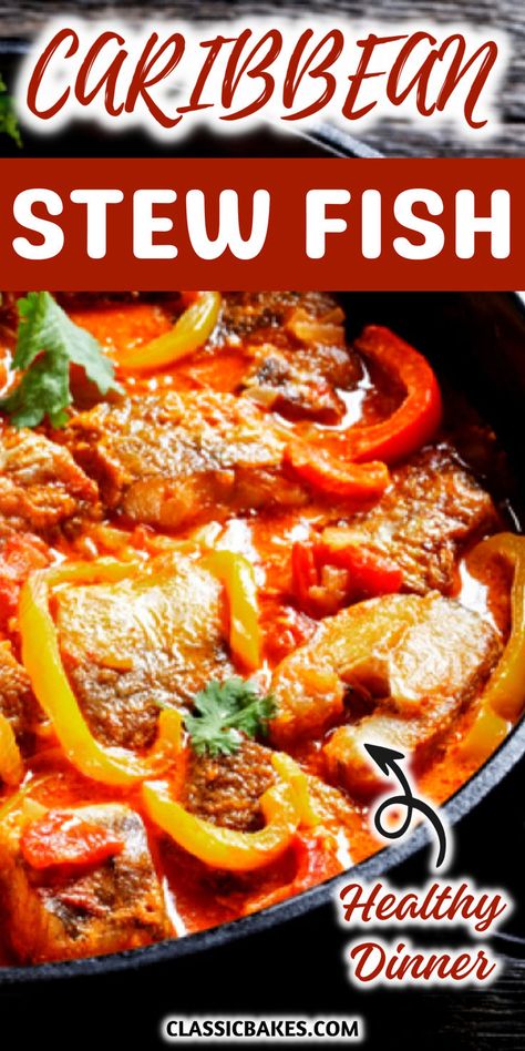 Stew Fish Recipe, Jamaican Fish, Brown Stew Fish, Browning Sauce, Jamaican Brown Stew, Stew Fish, Make Brown, Baked Fish Recipes, Jamaican Cuisine