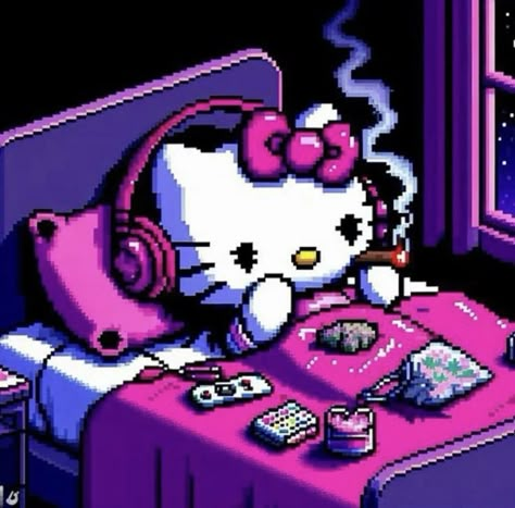 Hello Kitty Imagenes, Hello Kitty Wallpaper Hd, Pink Wallpaper Hello Kitty, Y2k Hello Kitty, Walpaper Hello Kitty, 8bit Art, Hello Kitty Aesthetic, Hello Kit, Kitty Drawing