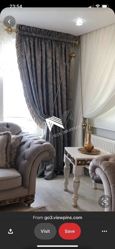 Classic Curtains Classy, 2023 Home Interior, Luxury Curtains Living Room, Pottery Barn Curtains, Classic Curtains, Wall Decorating Ideas, Home Styling Tips, Modern Living Room Wall, Wide Curtains