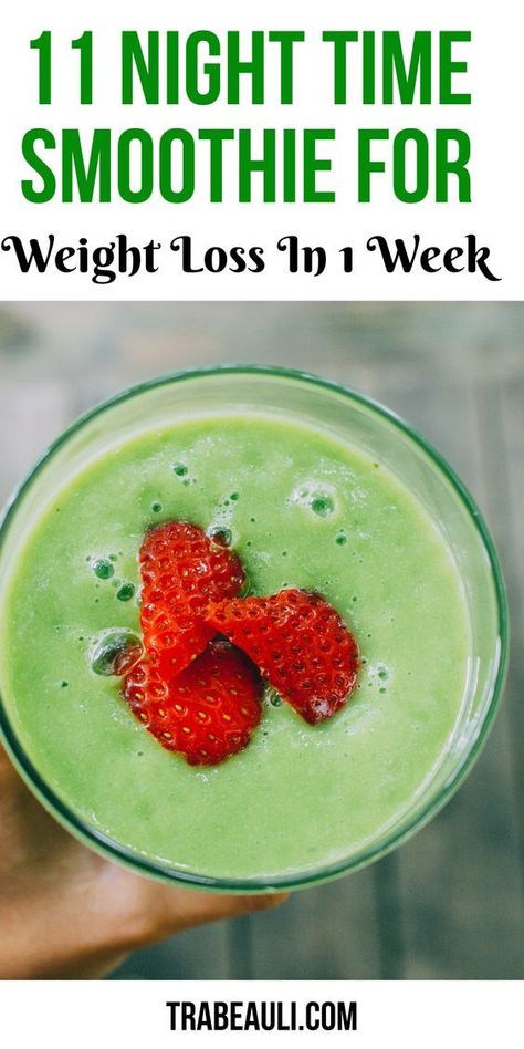 Smoothie That Keeps You Full, Healthy Losing Weight Smoothies, Weightless Smoothie Recipe, Nighttime Smoothie Healthy, Smoothies For Night Time, Loss Weight Detox Drink, Sleep Juice Recipes, Bedtime Juice Recipe, Weight Watcher Smoothie Recipes