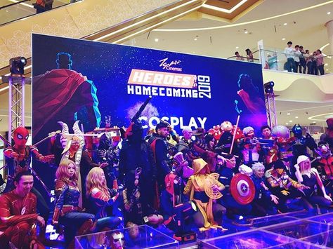 What a line-up for this afternoon’s TGV Heroes Homecoming Cosplay Competition! #whowillwin #tgvcinemas #tgvhomeoftheheroes… Cosplay Competition, Who Will Win, Manga Cosplay, Parkour, Homecoming, Anime, Quick Saves