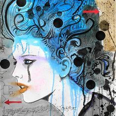 Artist LOUI jOVER .....Australia https://www.facebook.com/lojoverart?fref=ts Loui Jover Art, Loui Jover, Art Video, My New Room, Face Art, Art Videos, Art Works, Love Art, Amazing Art