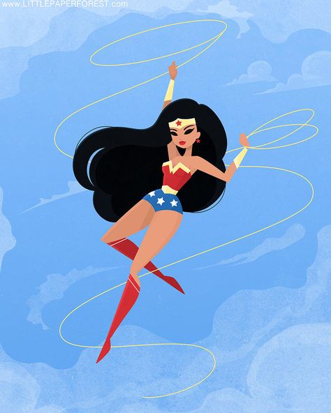 Wonder Woman Drawing, Paper Forest, Wonder Woman Art, Dc Super Hero Girls, Superman Wonder Woman, Wonder Women, Hero Girl, Woman Illustration, Marvel Films