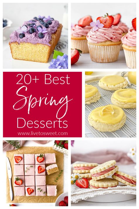 Unique Easter Desserts, Easter Sunday Desserts, Easter Brunch Dessert, Spring Baking Recipes, Desserts Spring, Spring Cakes Recipes, Hosting A Brunch, Unique Recipes Desserts, Sunday Dessert